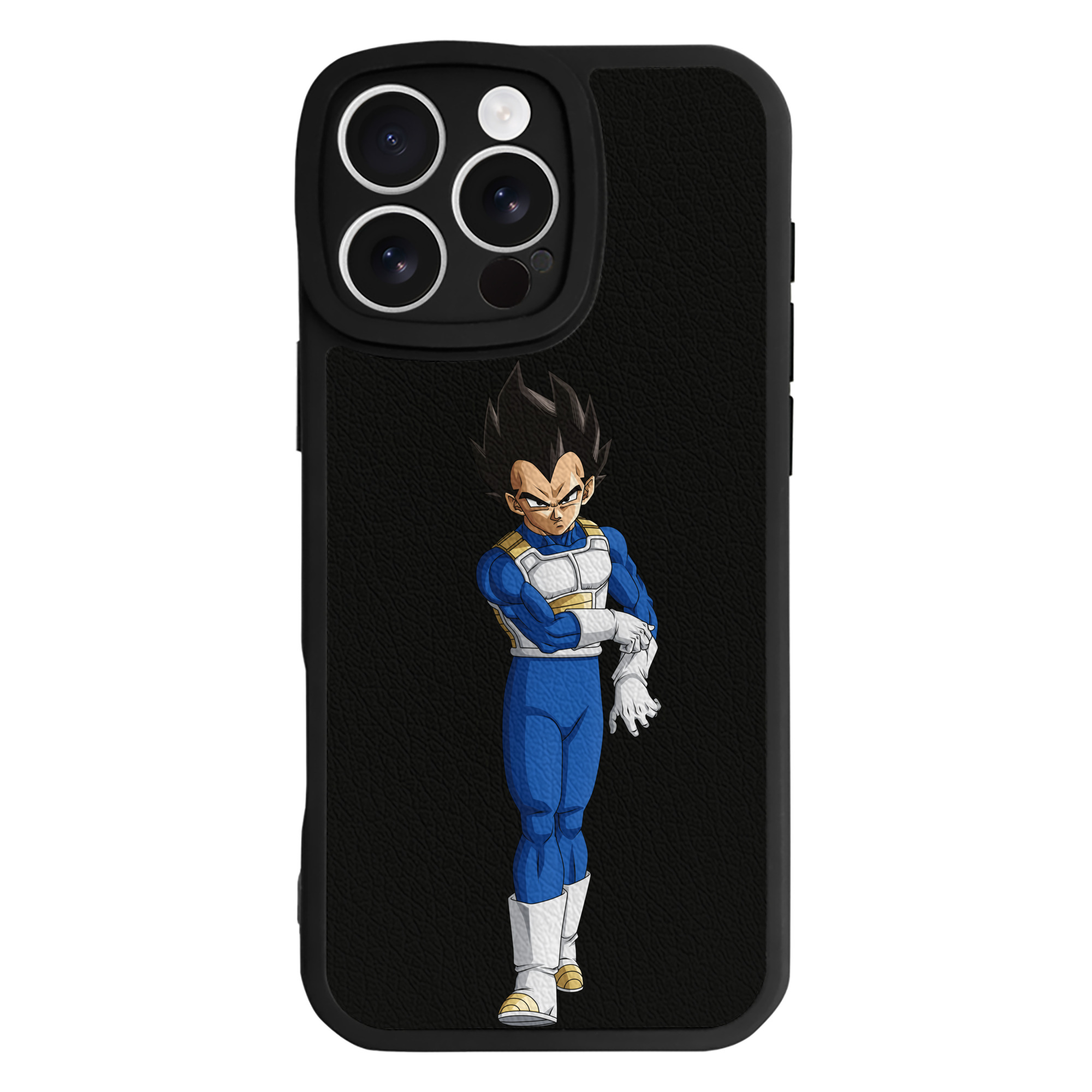 （画像用） ドラゴンボール ベジータ四世（Bejīta Yonsei）DRAGON BALL Vegeta IV 【iPhone 16シリーズ対応】シリコンスマホケース（レザー調） 材質：シリコン